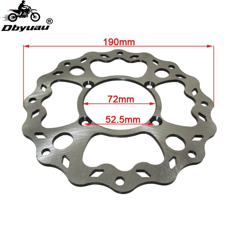Dbyuau 190mm Brake Disc Rotor For 4 Stroke 60cc Fully Automatic Pit Dirt Bike