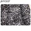 BITCED Short-Length Leopard Print Cotton Jacket for Women with Hood Minimalist Fashion Design, Oversized Fit, Unique Style Cotton Coat