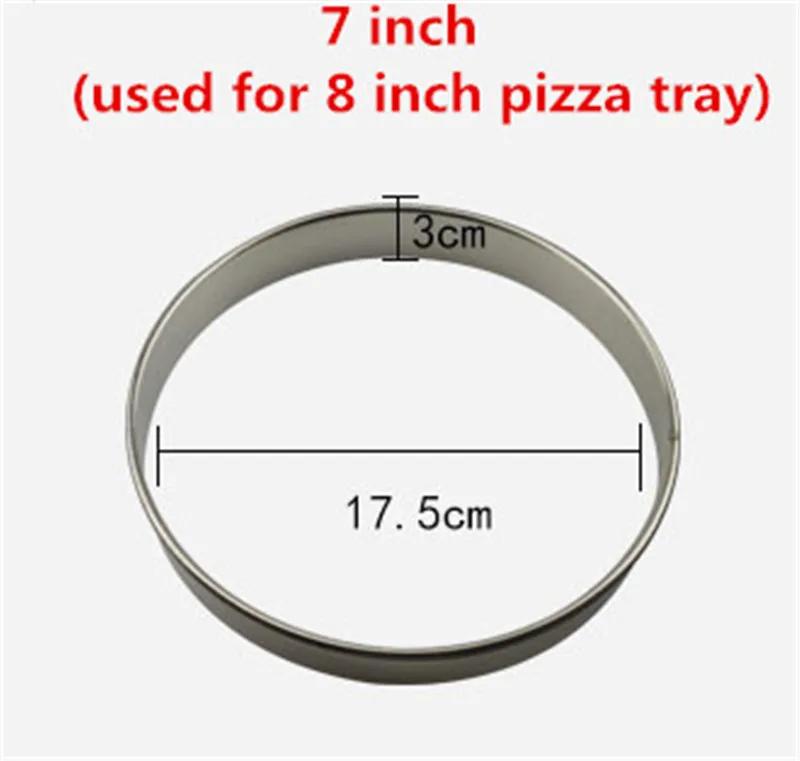 Round Stainless Steel Cake Molds Mousse Cake Tart Circle Mold Pizza Dessert DIY Decor Mould Tart Ring Kitchen Baking Tool