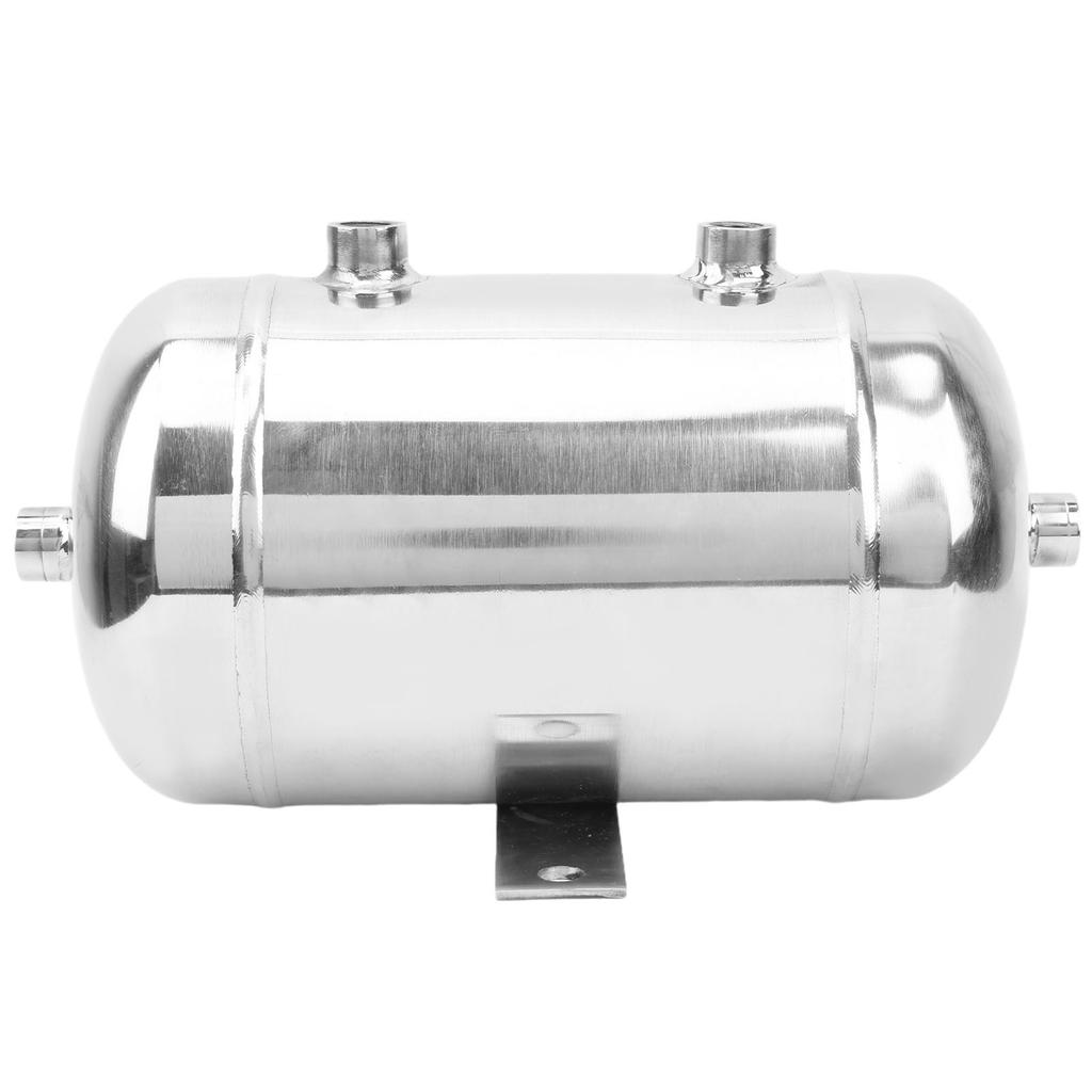 3L Polierter Gasbehälter 4?Anschluss Horizontal Hochdruck Luftspeicher 14NPT