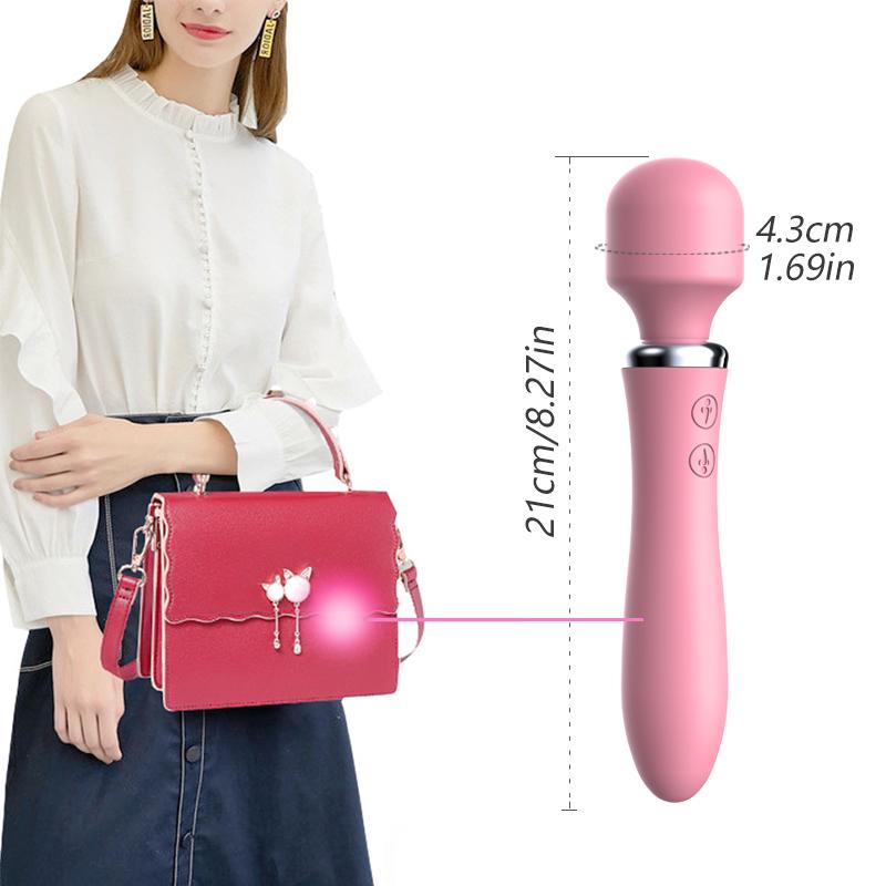 Av Wand Massager for Female Vagina Masturbation Dildo for Women Double Head Vibrator G-spot Clitoral Stimulation Sex Toys Adults