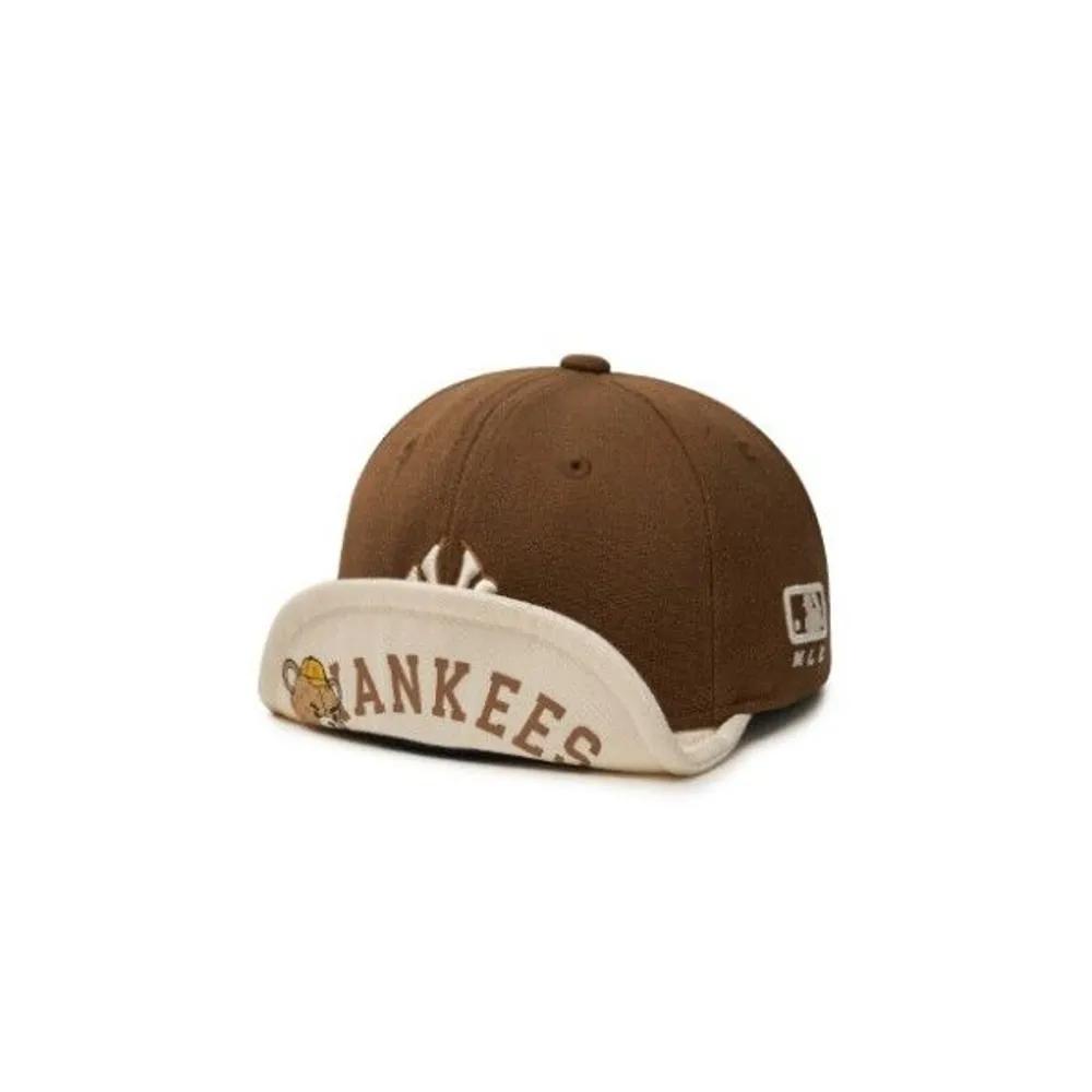 [MLB] Kids Cap JQT 7AWRC024N-50BRS Baby Monobear Color Block Wire New York Yankees F1
