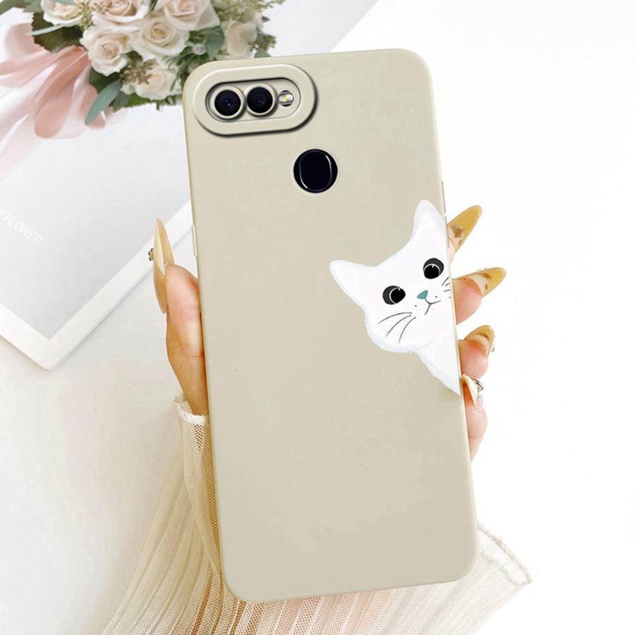 For OPPO F9 F 9 Pro Case Cute Rabbit Painted Soft Back Cover for OPPOF9 F 9 Cases CPH1823 CPH1881 Silicone Bumper Shell
