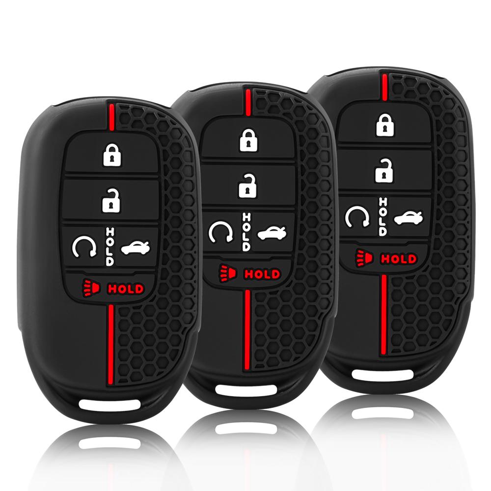 Für Honda Civic Accord Freed City HRV CRV Civic 11. Generation 2021 2022 2023 Silikon-Autoschlüsseletui Schlüsselanhänger Schlüsselabdeckung