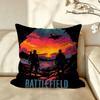 Game BBattlefield Cushion Cover Pillow Case Antidustmite Pillowcase Silky Short Plush Sofa Cushion Cover hot