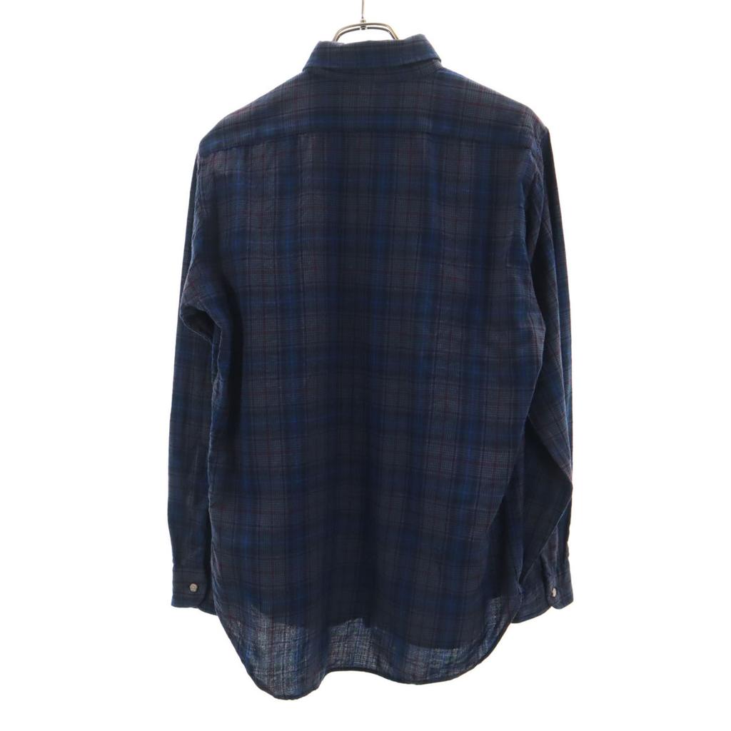 PENDLETON 70-talls Vintage Laget i USA Rutemønstret Langermet Knappedownskjorte Herre Brukt