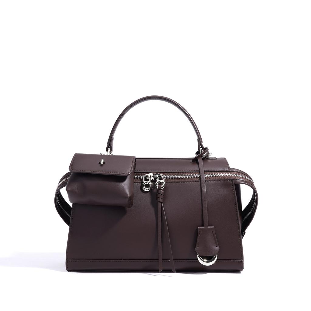 Niche Women's Bags, Retro Briefcases, Cool Large-capacity Single-shoulder Crossbody Handbags, Women's Bags, and Computer Bags