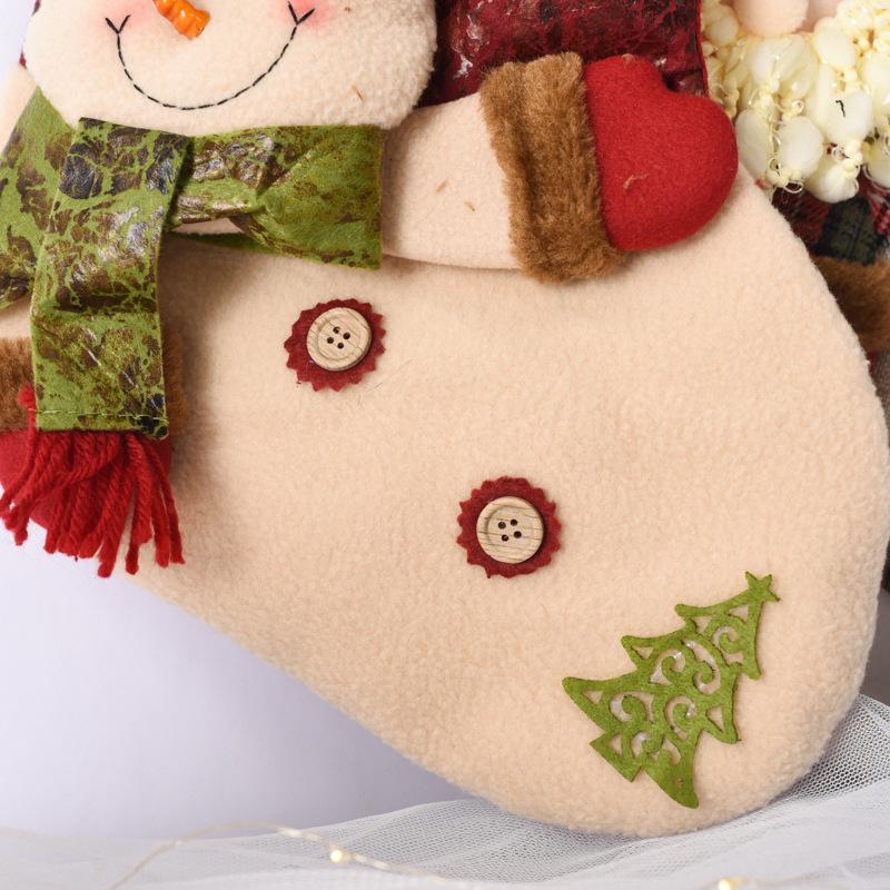 Large Christmas Stockings & Santa Gift Bags for Holiday Decorations