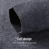 Hengyuanxiang Men's 100% Wool Thick Stand Collar Cardigan