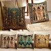 Mystical Ancient Art EEgypt Pharaoh Cushion Cover Pillowcase Antidustmite Living Room Sofa Decor Cushion Room