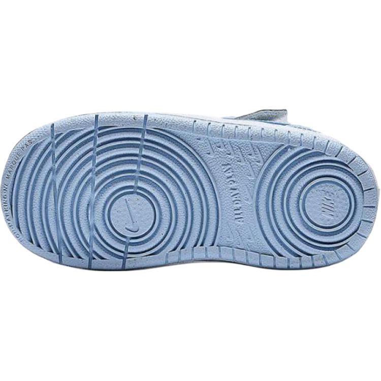 Nike Court Borough Abrasion Resistant Low top Toddler Shoes Blue Infant And Toddler Baby IH4051-001