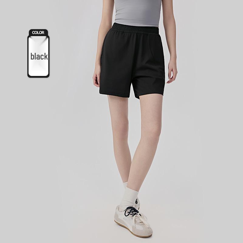 Женские цветные йога-шорты с высокой талией и карманом Small