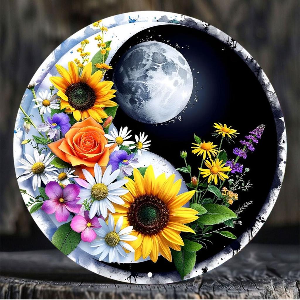 2D Flat Metal Wall Sign Decor