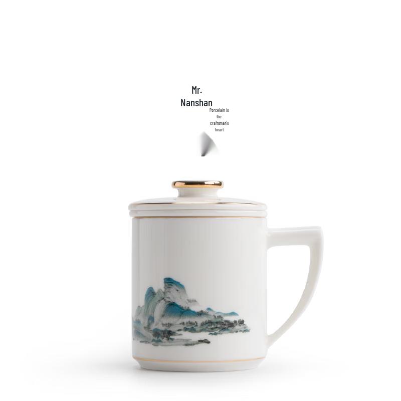 Thousand Miles of Rivers and Mountains Ceramic Filter Mug