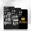 Cartoon König Königin Paar Liebhaber Handyhülle Case für Apple iPhone 16 15 14 Plus 13 12 Mini 17 Pro Max + 16E Air 16+ ProMax