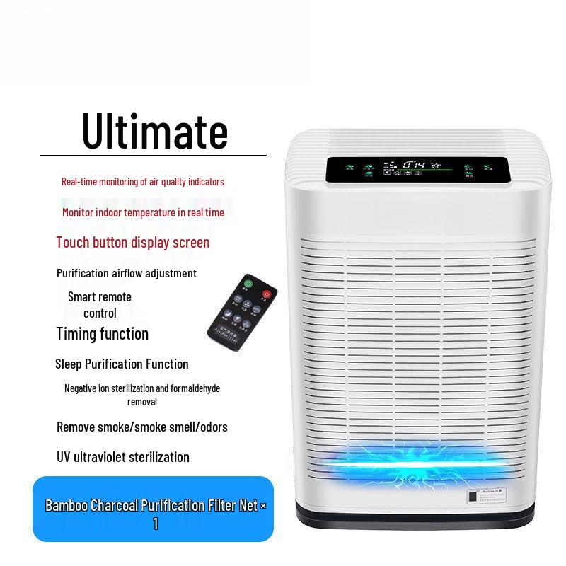 Smart Indoor Air Purifier: Fast Formaldehyde Removal & Pet Deodorizer