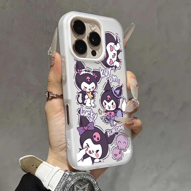 Sanrio Family Hello Kitty Kuromi Case For Motorola Moto Edge 60 Pro 50 FUSION NEO G84 G64 G54 G73 G24 E13 G23 5G 2 IN 1 Cover