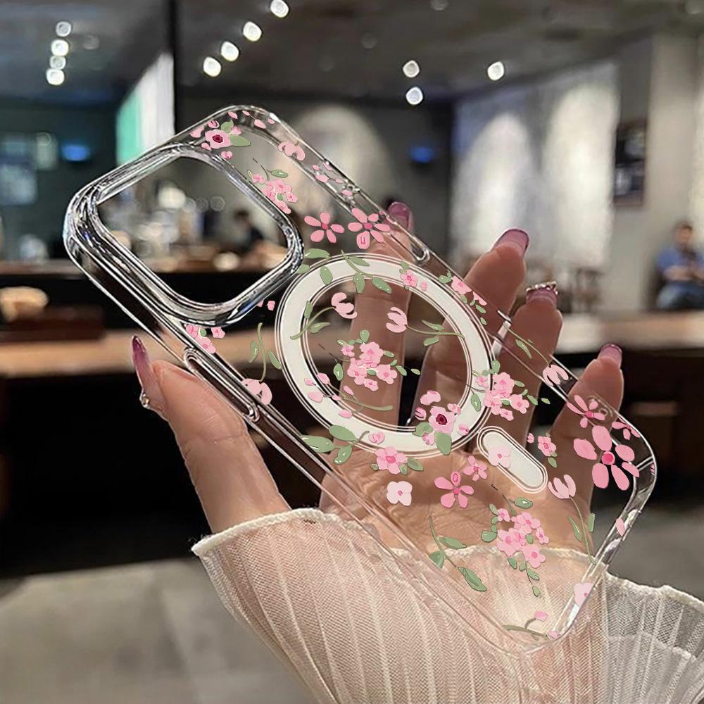 Magnetic Phone Case for iPhone 12 14 16 17 Pro 17 16 15 14 13 12 Pro Max  12 13 14 15  16 High Quality Shockproof Shell Full Protection Cute Style