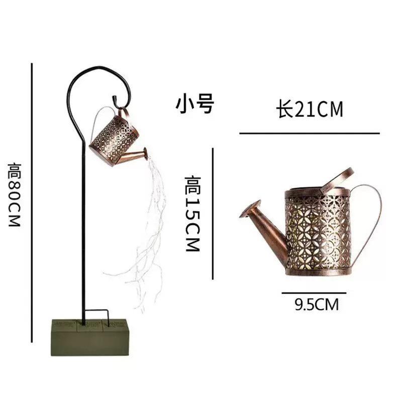 

JYL TS/043,Fairy Watering Can Light Solar Charging Iron Outdoor Light for Garden Ambient Projection Night Lamp One Size капрі