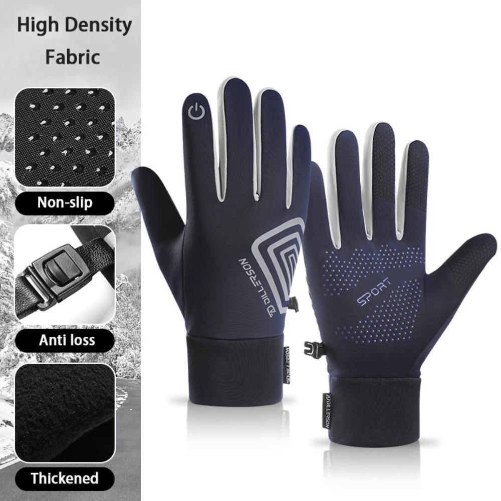 Anti Slip Touch Screen Gloves Waterproof Warm Gloves New Winter Bicycle Gloves  Autumn Winter