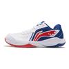 Li Ning Thunder Junior Pohodlné Odolné Badmintonové Tréningové Topánky Detské Topánky Biela Modrá AYTT014-5