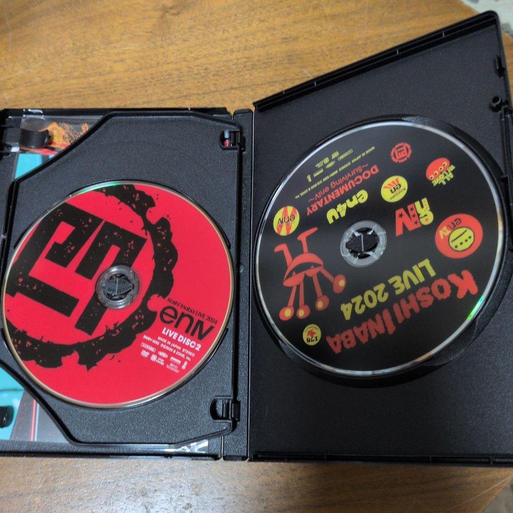 [USED] Koshi Inaba LIVE 2024 env DVD first release bonus strap included