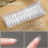 300 Pcs/Bag Fake Nail Tips Matte Coverage Transparent False Nails Tips Gel Nails Extension Diy Practice Nail Tool