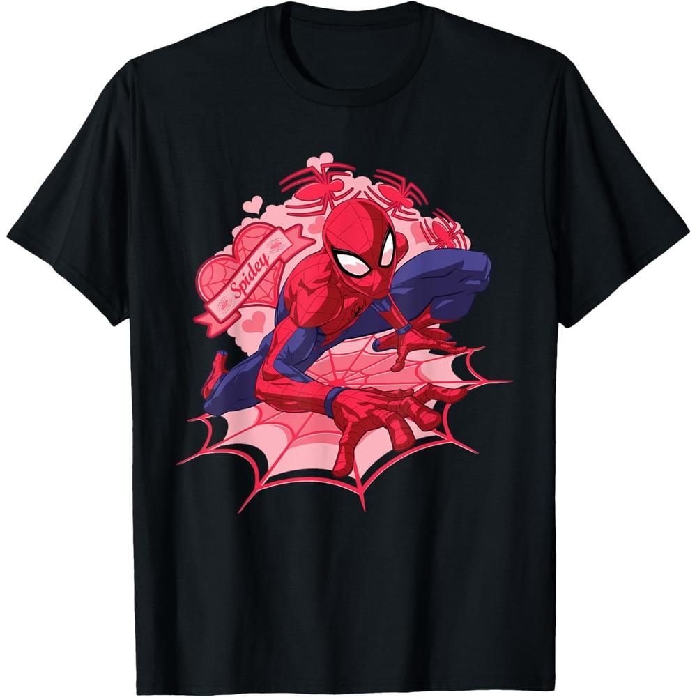 Marvel Spider-Man Hearts Valentine's Day T-Shirt
