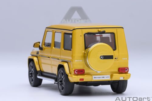 AUTOart 1/64 Scale Mercedes-AMG G 63 2017 (Yellow) Finished Product 20201