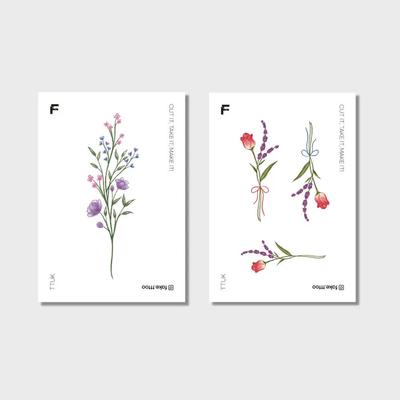 P Tattoo Sticker Set