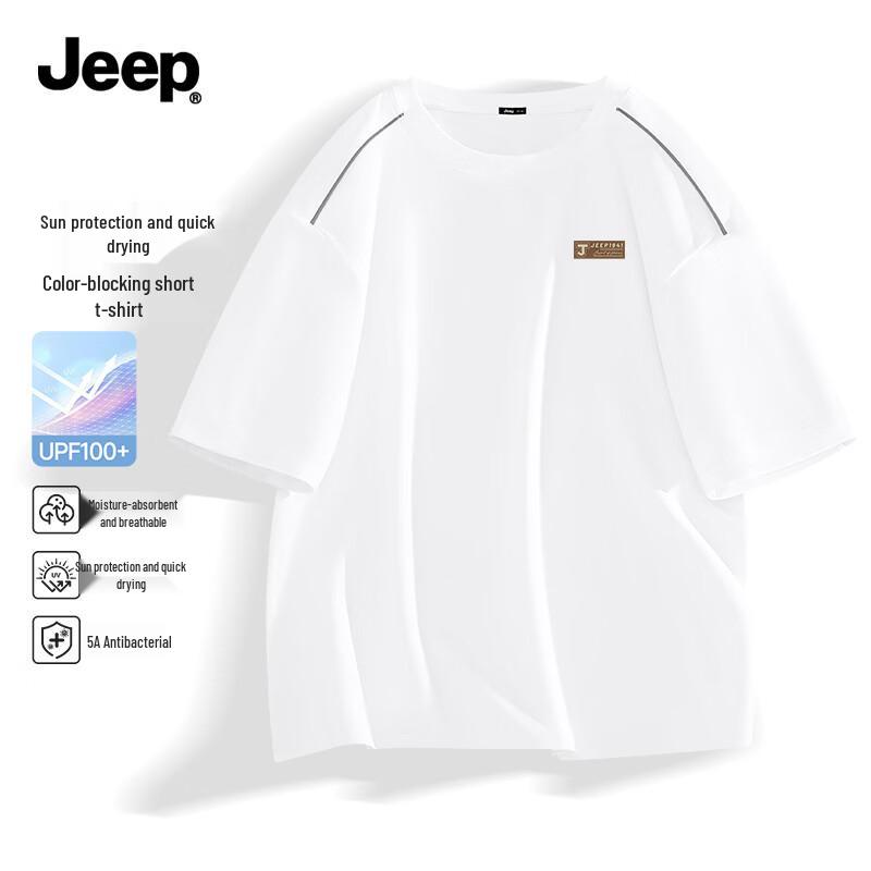 JEEP Men s Quick-Dry 5A Antibacterial T-Shirt L
