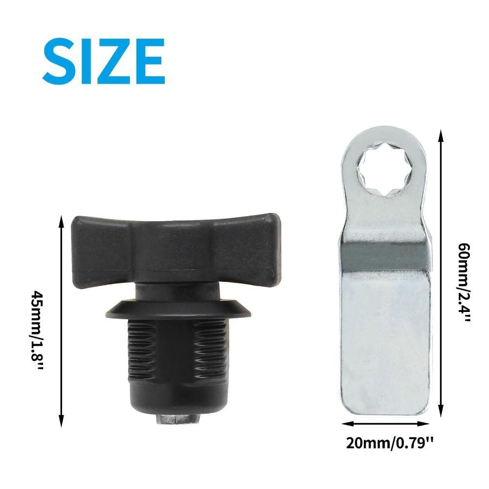 Stainless Steel Distribution Box Tool Lock Keyless Cylindrical Tongue Swivel Lock Industrial Instrument Cabinet Lock