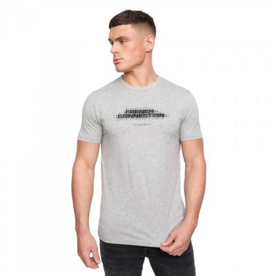 French Connection Heren Dubbel Logo T-shirt