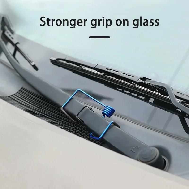 Car Wiper Booster Spring Universal Intelligent Reduce Noise&Vibration Stainless Steel Wiper Clamp Auto Replaceable Parts Tool