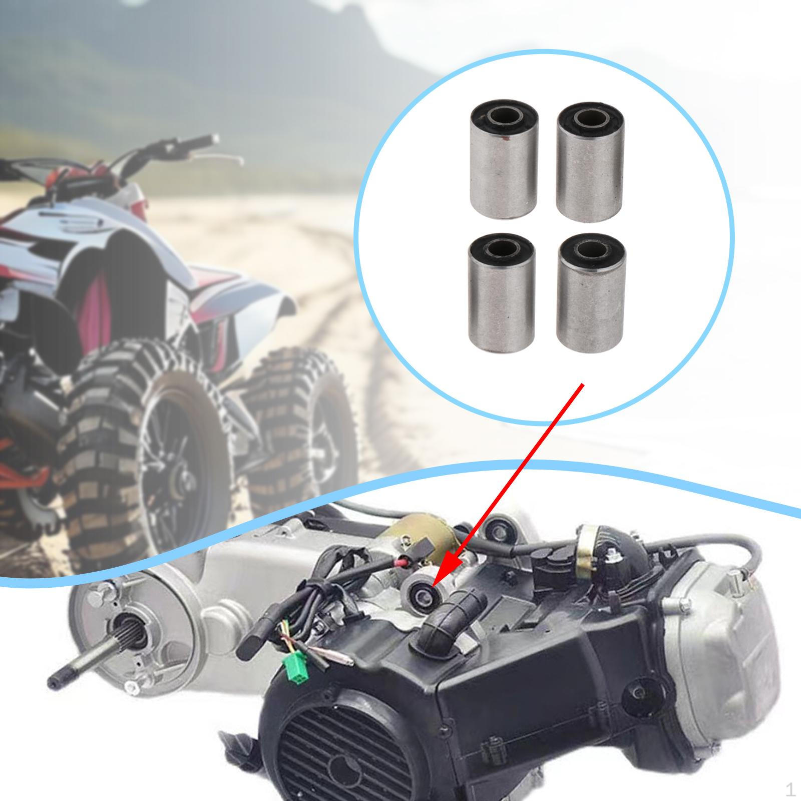 

4 шт. Задние втулки маятника в сборе Прямая замена Портативный Стальной Мотоциклетный Аксессуар для 2.5cmx4cmx1cm