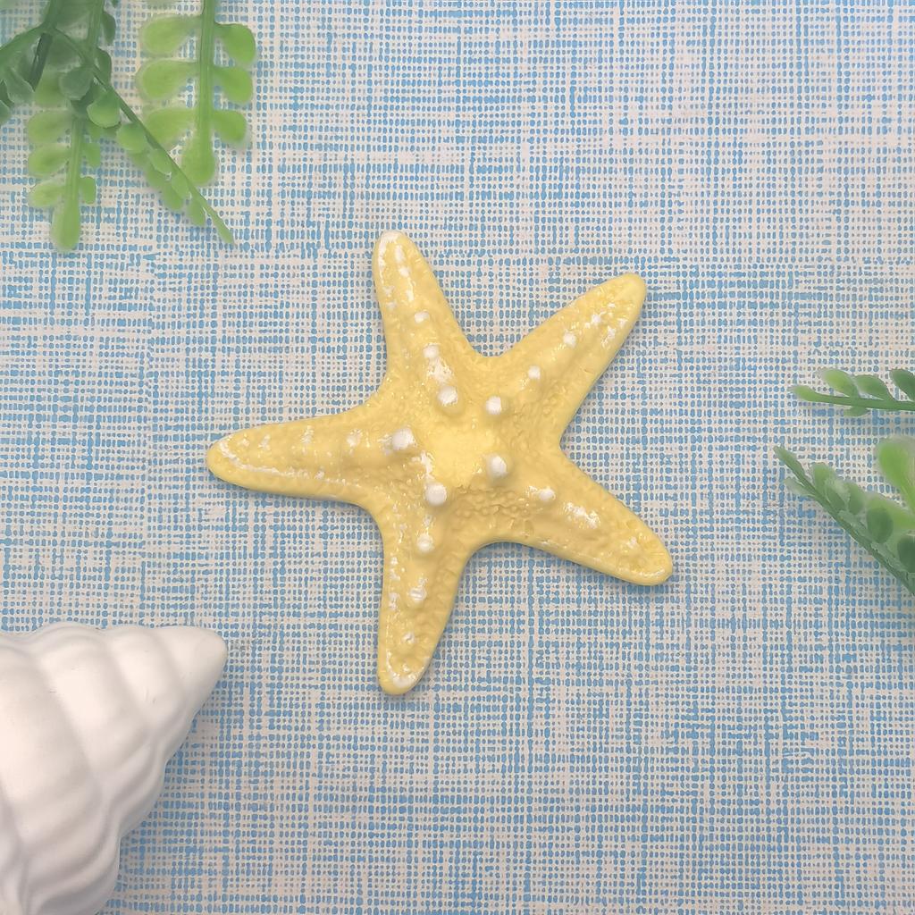 100pcs Simulation Starfish Resin Accessories Slime Filling Flatback Cabochon for Children's Hair Accessory Crystal Mud Crafts