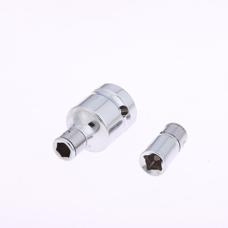 1/3Pcs Socket Bits Converter Screwdriver Holder Impact Conversion Adapter 1/4" 3/8" 1/2" Square Drive To 1/4" Hex Shank