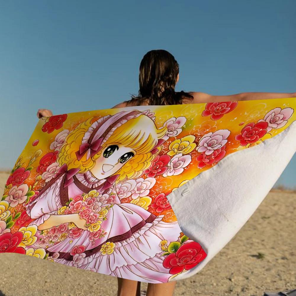 Candy Candy Handtuch Mikrofaser Strandtuch Saugfähig Schnelltrocknend Weich Yoga Schwimmen Resort Bergsteigen Handtuch