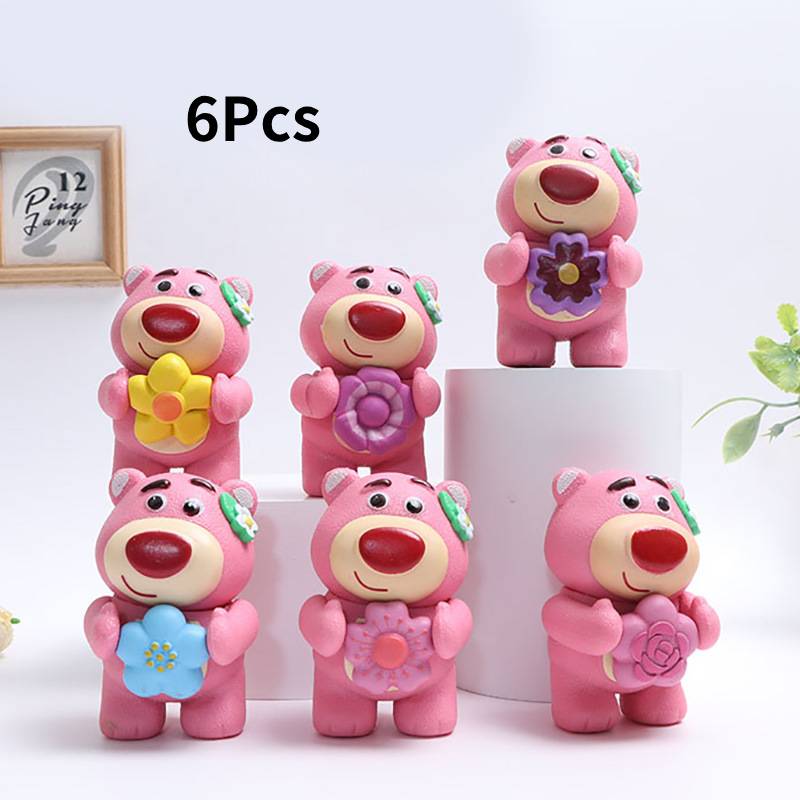 

Winnie The Lots Pooh Toy Cute Cartoon Doll Model Ornament Children Festival Gift рожевий
