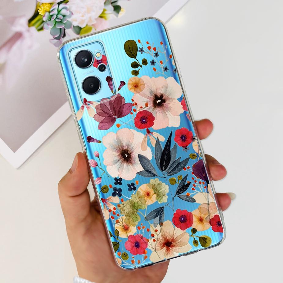 For Realme 9i Case RMX3491 New Fashion Painted Cover Clear Silicone Soft TPU Phone Case For Realme 9i 5G RMX3612 Realme9i Fundas