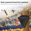 Solar-Vogelscheuche mit 13 Geräuschen Vogelscheuche Alarm Tierabwehr Outdoor-Schutz für Feld und Obstgarten Tierabwehrmittel
