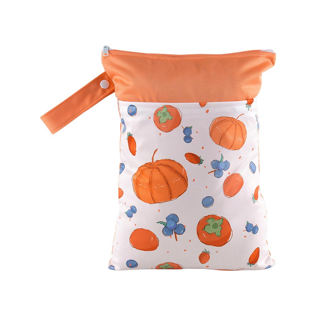 Wet And Dry Dual-use Zipper Storage Bag Cute Storage Clothing Storage Bag