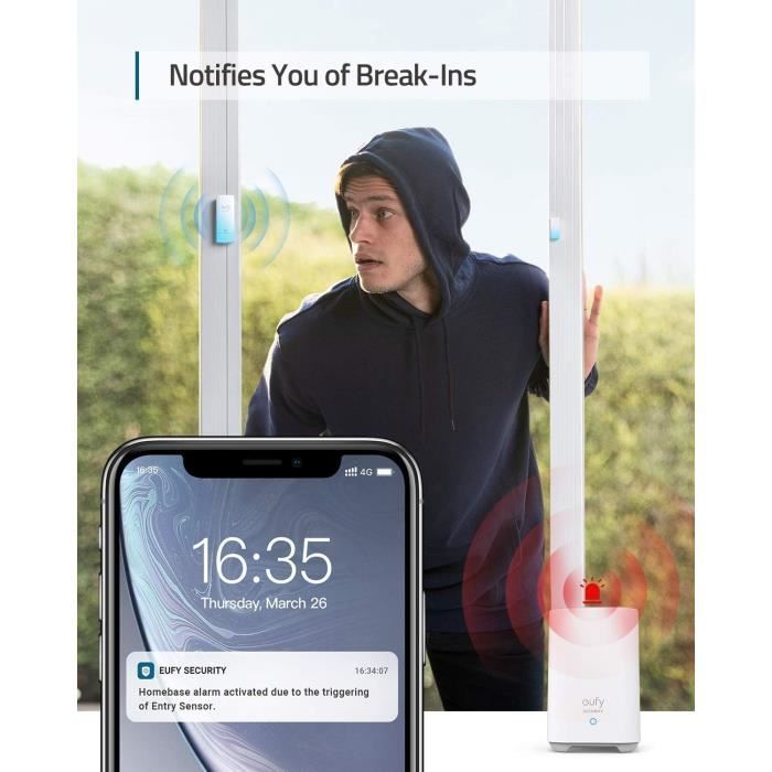 Eufy Security Kit Alarme Domestique 5 Pièces