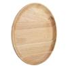 Wood Serving Tray Round Shape Serving Plate Decorative Food Tray  Home Use