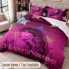 Custom Name Text 3Pcs Bedding Set Taylor Swift Duvet Cover And Two Pillowcases