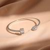 Luxurious And Elegant Water Drop Decorative Cubic Zirconia Bracelets Suitable For Women's Summer Travel And Fashionable Zircon