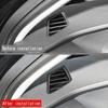 For Mitsubishi Outlander   2024 ABS Front Air Vent Cover Trims Outlet Frame Decoration Sticker Car Styling Accessories
