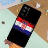 Croatia Flag Coat of Arms Soft Case For Samsung Galaxy S25 Ultra S9 S10 S20 FE S21 S22 S23 Plus S24 Ultra Funda Cover