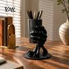 Funny Decorative Beverage Coaster Skeleton Dragon Hand Cup Holder, 3D Printed Gothic Skull Palm Dark Style Room Decoration Drink Stand, Bone