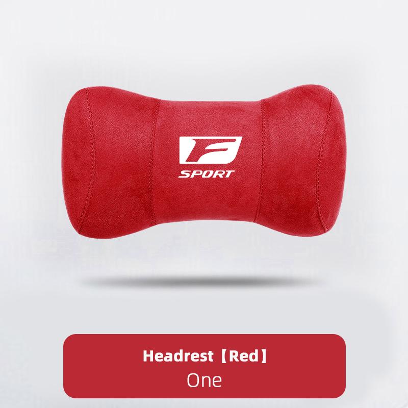 Car Seat Headrest Suede Neck Pillow For Lexus RX330 IS250 Ct200h ES300h RX350 IS300h Car Interior Removable Washable Headrest
